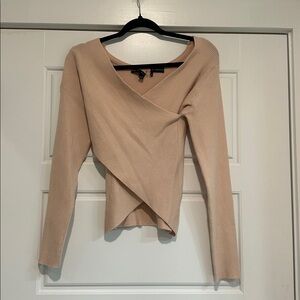 HYFVE Beige Ribbed Sweater
